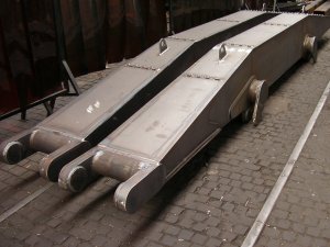 Svařování lyžin rýpadla, CNC obrábění a frézování Opava